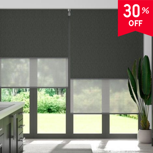 Sistema Doble Black Out + Sun Screen Mesh